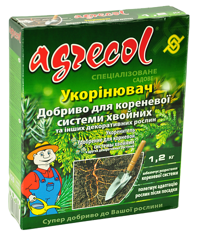 Добриво 1,2 кг для кореневої системи хвойних Agrecol, фото 1