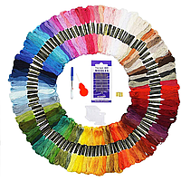 Нитки для вишивання хрестиком муліне для вишивання нитки для муліне нитки муліне різних кольорів 100 шт