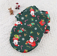 Новорічний, різдвяний теплий худі для собак M, L, XXL