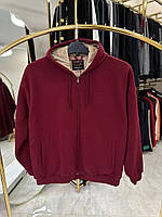 Чоловіча кофта на хутрі Masimar 4080 (батал) 3-8XL бордо
