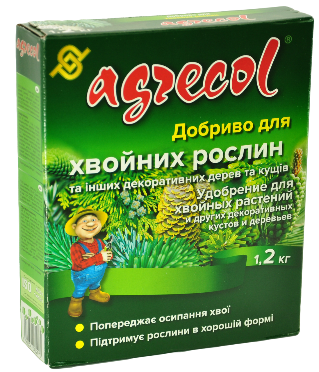 Добриво 1,2 кг для хвойних рослин Agrecol