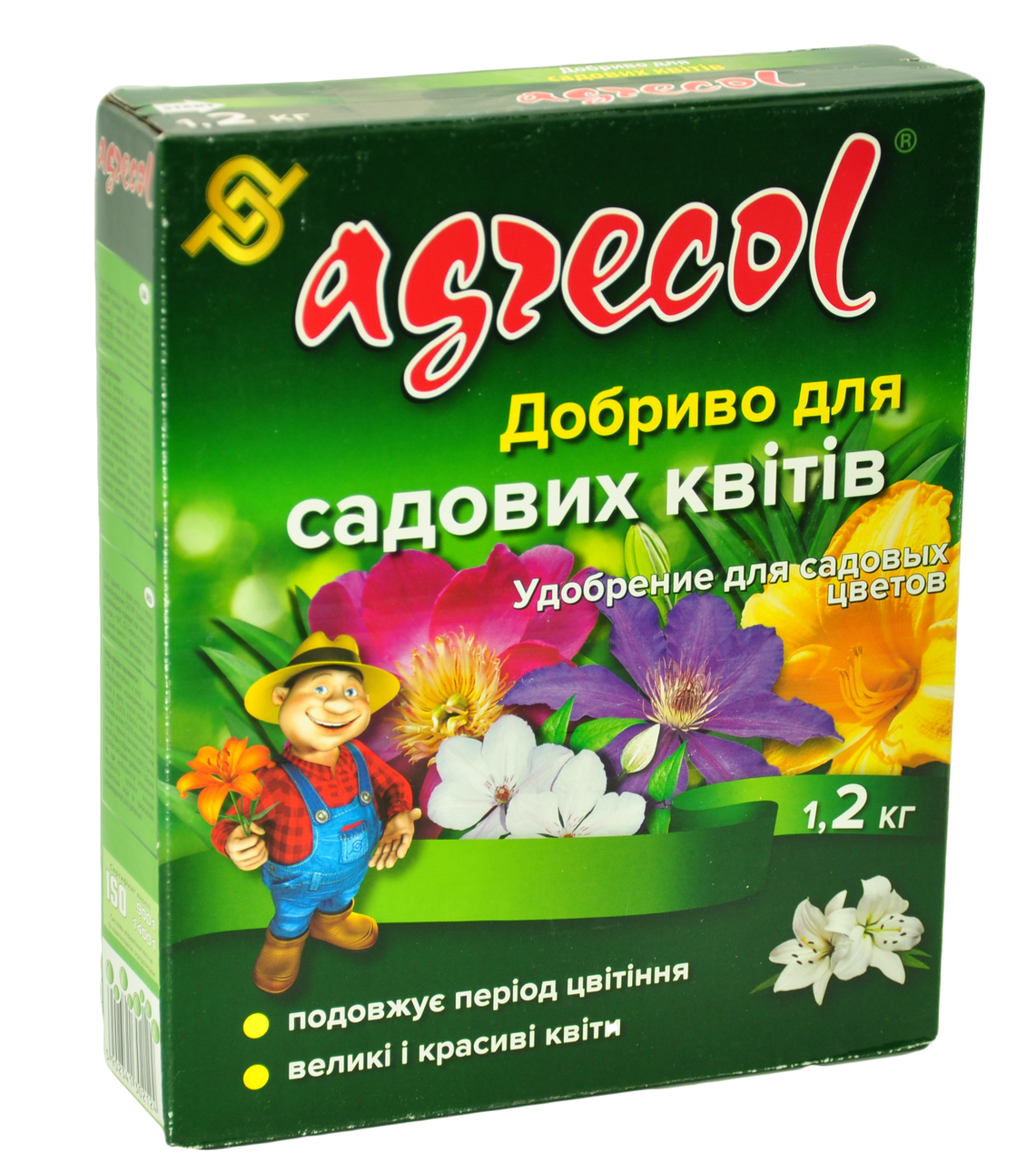 Добриво 1,2 кг для садових квітів Agrecol