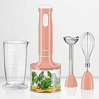 Блендер-міксер чопер 3 в 1 SilverCrest SSMS 600 D3 Pink Німеччина