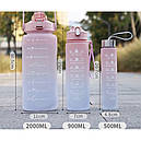 Пляшки для води 3 в 1 об'ємом 2 літри BOTTLE AND264, фото 3