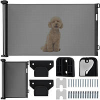 Захисні ворота для дітей у дверний отвір Ruhhy 19380 86-160 см BLACK