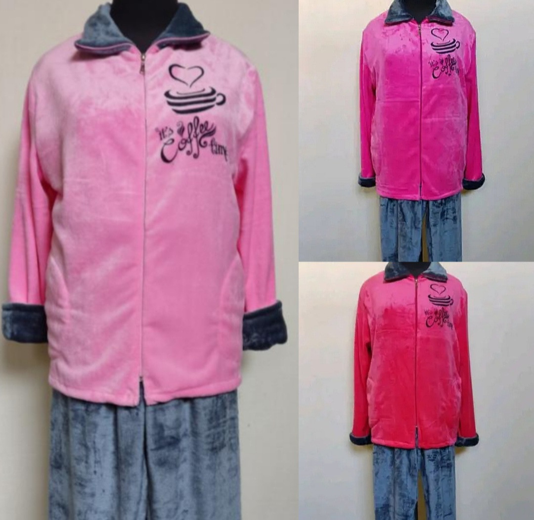 Піжама жіноча на блискавці великих розмірів, фото 1