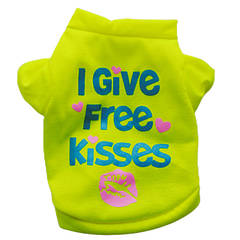 Світшот для котів Pet Style "Free kisses?" Жовтий XS