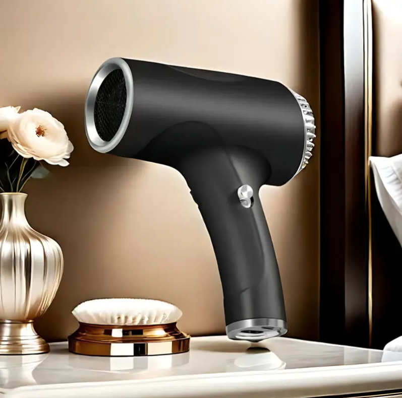 Портативний фен для волосся 500 Вт Portable Hair Dryer із USB зарядкою BDF-1-B
