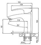 Змішувач для умивальника Koer KB-10007-07 (Колір графіт) (KR5150), фото 2