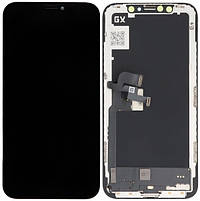 Дисплей-модуль тачскрин iPhone X чорний OLED OEM чудовий Hard GX NEW
