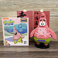 Конструктор блочний дитячий Губка Боб Квадратні Патрик Патрік Стар