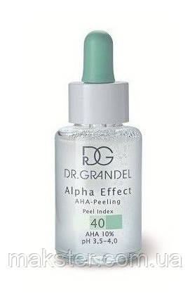 Пілінг з АНА-кислотами 10% Dr. Grandel Alpha Effect AHA-Peeling Index 40, 30 мл, фото 1
