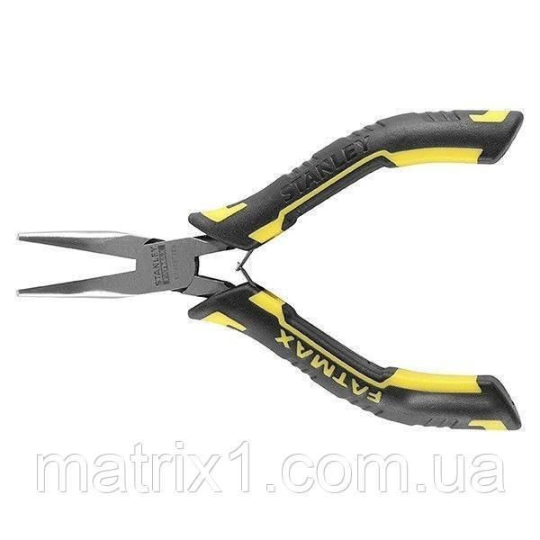 Плоскогубці-міні тонкі, вигнуті l = 130 мм STANLEY «FatMax», фото 1