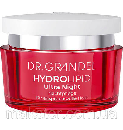 Ультраактивний нічний крем з ліфтинг ефектом Dr. Grandel Hydro Lipid Ultra Night, 50 мл, фото 1