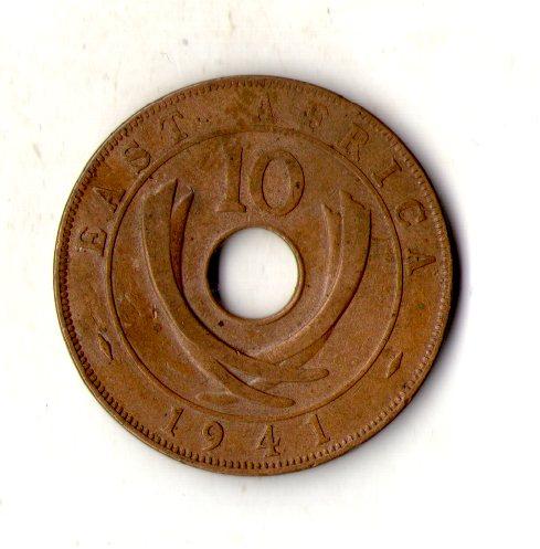 Британська Східна Африка 10 центів, 1941 рік Георг VI №2981