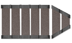 Денний настил (слань-килимок) Kolibri K-280СТ,K-300СТ носова частина + основна частина (21.0021.22)