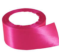 Стрічка атласна 5 см Колір малиновий