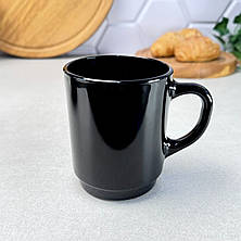 Набір чорних кухлів 6 шт 250 мл Luminarc EMPILABLE BLACK, фото 2