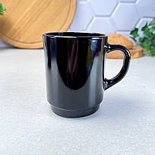 Набір чорних кухлів 6 шт 250 мл Luminarc EMPILABLE BLACK, фото 3