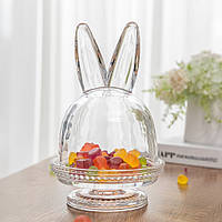 Ємність для зберігання "Символ удачі" 12х12х18 см (скло)