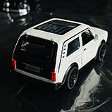 Модель авто 1/40 автомобіль ВАЗ "Нива", "NIVA" біла. Якість!, фото 3