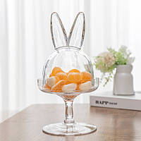 Ємність для зберігання "Білий зайченя" 17 см (кераміка)