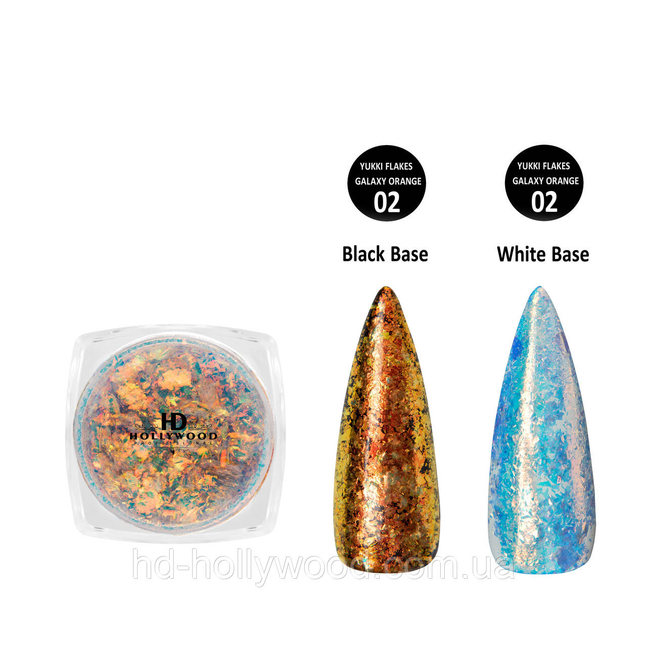Пластівці Юкі 02 GALAXY Orange 1.0гр HD Hollywood, фото 1