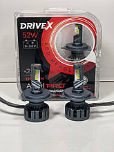 Світлодіодні лампи h4 Drivex AL-01 Pro 52w 6000 k комплект
