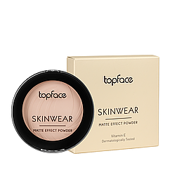 Пудра для обличчя TopFace Skinwear Matte Effect Powder РТ265, № 01