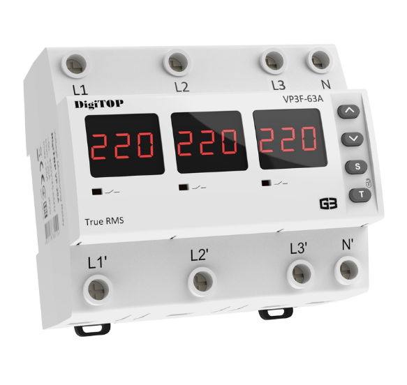 Реле напруги DigiTOP VP-3F63A M6R 4820118381763