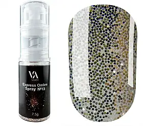 Омбре спрей Valeri Express Ombre Spray No13 золотий великий глітер, 7,5 г