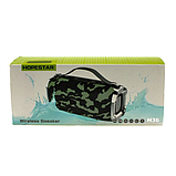 Бездротова колонка Hopestar H36 акустика камуфляж зелений, фото 7