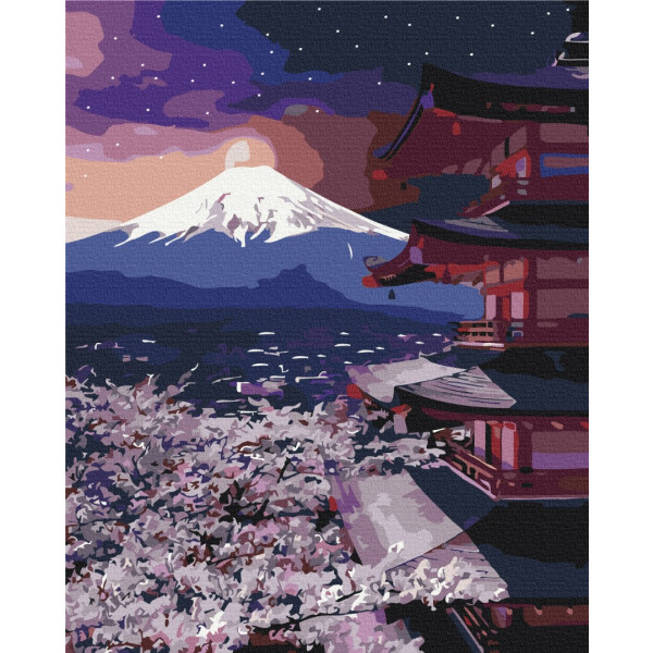 Картини за номерами 40×50. Гора Фудзі. Brushme 43569