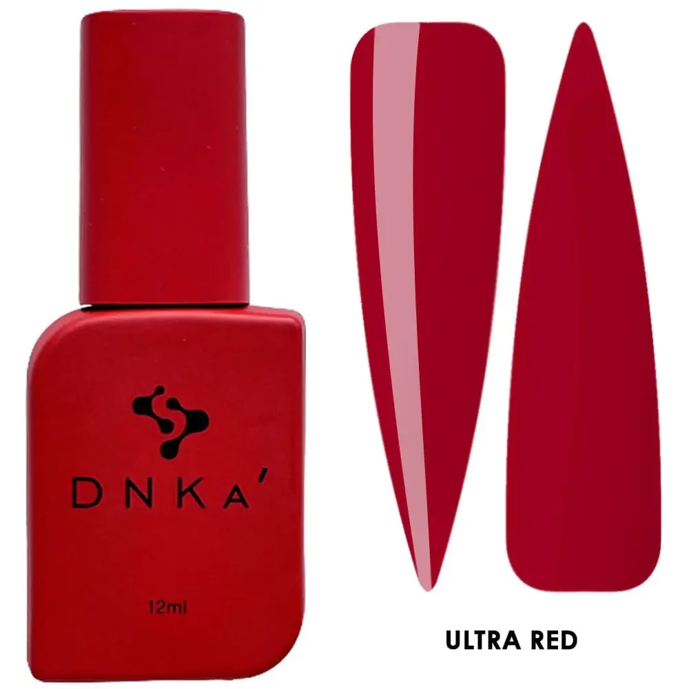Гель-лак для нігтів Dnka Gel Polish Ultra Red,12 мл, фото 1