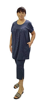 Трикотажна піжама великих розмірів