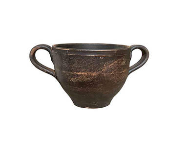 Бульйонниця керамічна 700мл гладка з ручкою ТМ ARTEL KERAMIST FG