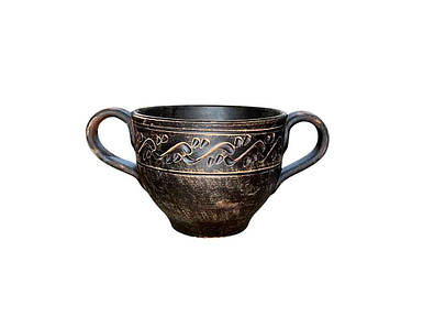 Бульйонниця керамічна 700мл декор з ручкою ТМ ARTEL KERAMIST FG