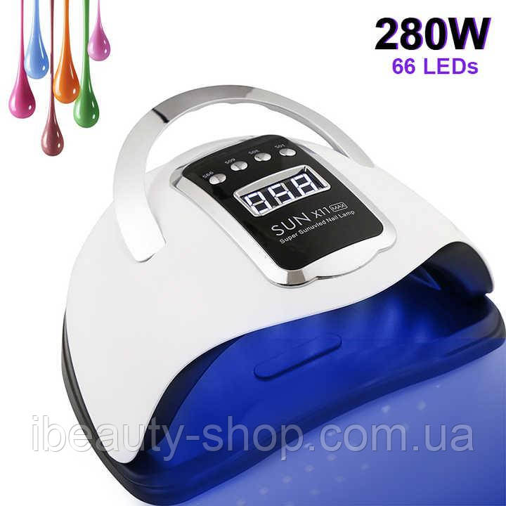 Лампа UV/LED Sun X11 MAX на 280 Вт для сушіння нігтів