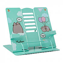 Підставка для книг із додатковими фіксаторами Yes Pusheen металева 470517