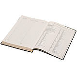 Щоденник датований на 2026 рік гнучкий з резинкою Дакар Преміум Еластик чорний для брендування, фото 9