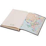 Щоденник датований на 2026 рік гнучкий з резинкою Дакар Преміум Еластик чорний для брендування, фото 10