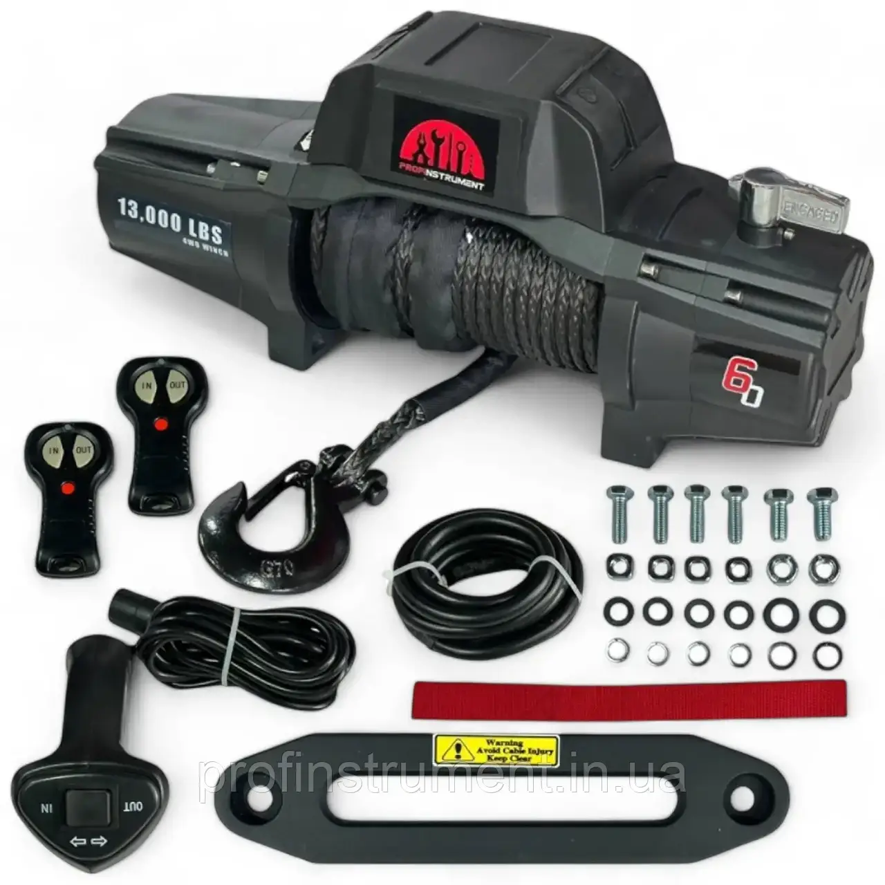 Лебідка для позашляховика Profinstrument 13000 LBS 60 Warn (5900 кг 12В)