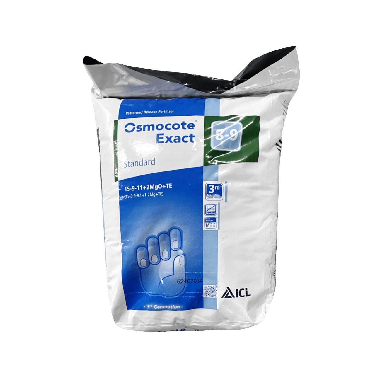 Добриво пролонгованої дії Osmocote Exact Standard (Осмокот Стандарт) 15-9-11+2MgO+TE (8-9M) 25 кг