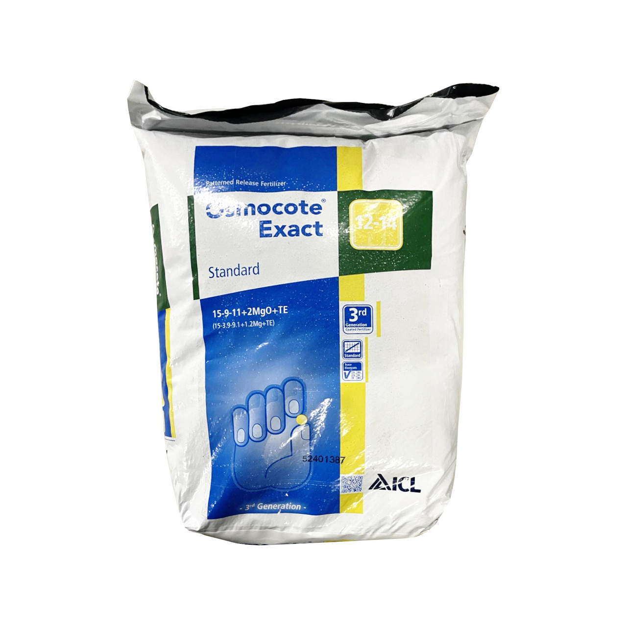 Добриво пролонгованої дії Osmocote Exact Standard (Осмокот Стандарт) 15-9-11+2MgO+TE (12-14M) 25 кг