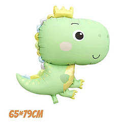 Фольгована кулька фігура Динозавр 79х65 см