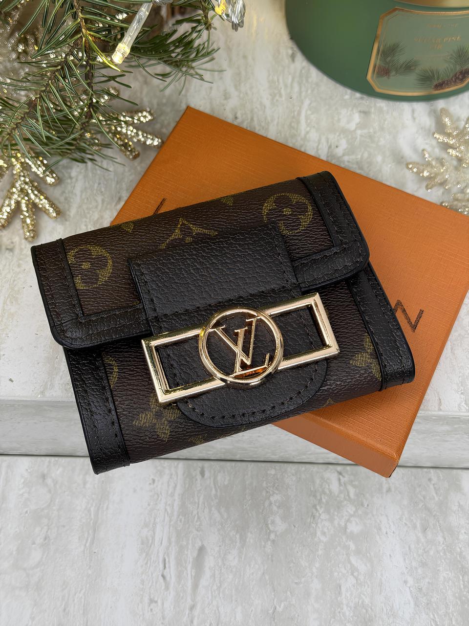 Жіночий гаманець Louis Vuitton коричневий міні Луї Віттон, фото 1