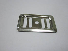 Декоративна накладка універсальна, сіточка прямокутна 37 мм х 62 мм на перелив для кухонної мийки