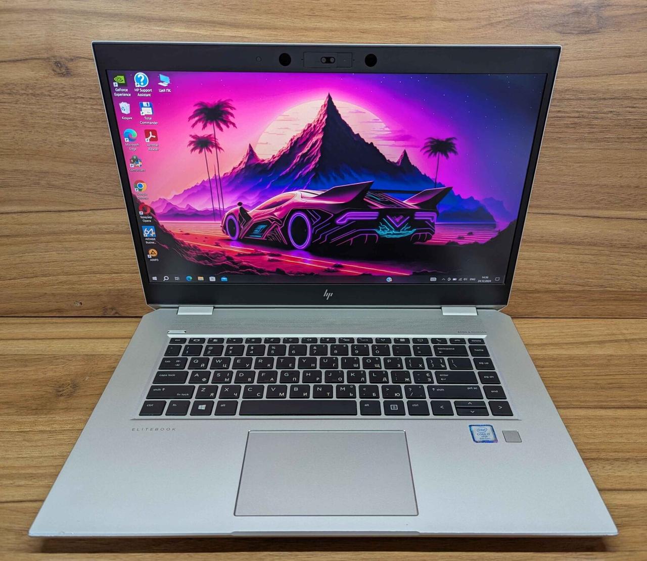 Б/в Ігровий ноутбук Б-клас HP EliteBook 1050 G1 15.6" 1920x1080| i7-8850H| 16GB RAM| 512GB SSD| GTX 1050 4GB