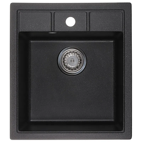 Мийка кухонна ZERIX ZS-4651S-03 чорна (ZX4564), фото 1