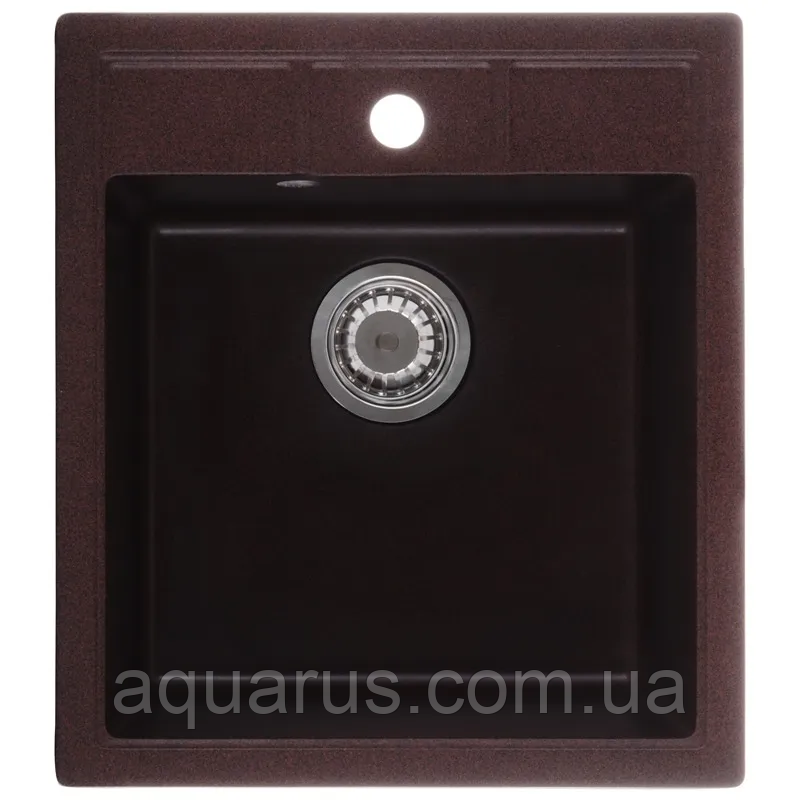 Мийка кухонна ZERIX ZS-4651S-12 коричнева (ZX4568)